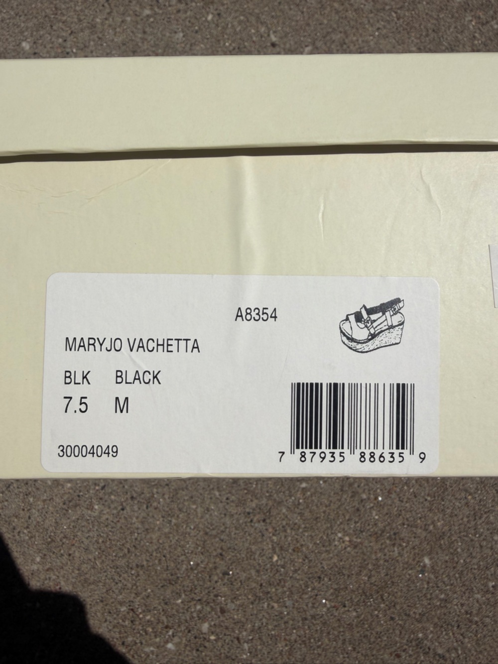 Coach Black Leather Open-Toe Buckle Wedge Heel Sandals with Brown Insole - Picture 6 of 6